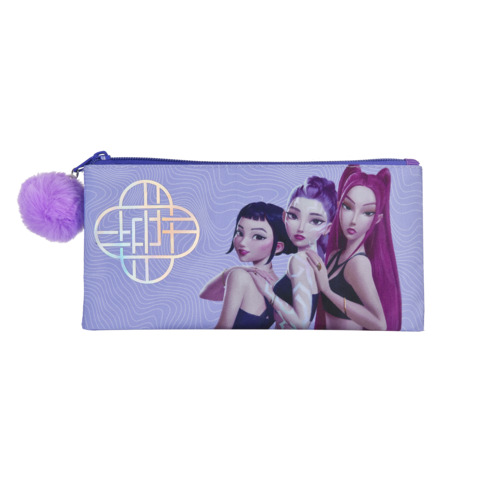 K-pop — Estojo Duplo c/ Pompom